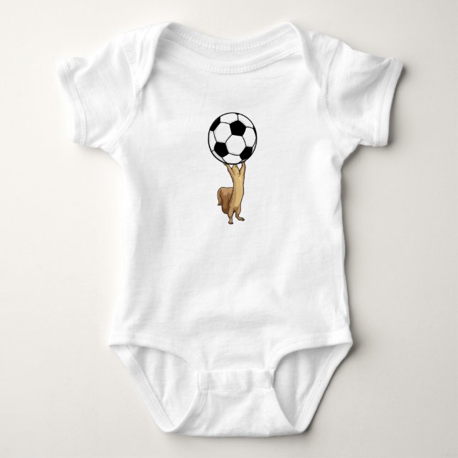 Body Écureuil avec balle de football (Devant)