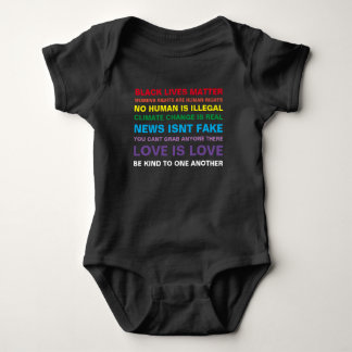 Body égalité des vies noires fierté chemise bébé
