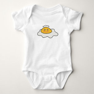 Body Egg-stra Spécial Oeuf Bébé Thème Baby Bodysuit