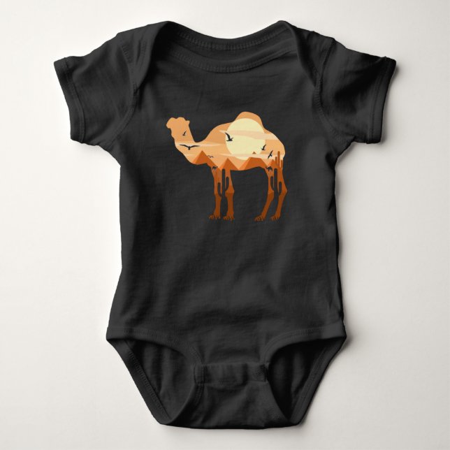 Body Égypte Camille Pyramides Désert coucher du soleil (Devant)