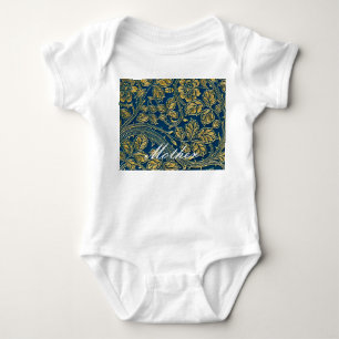 Body Elégance bleu or