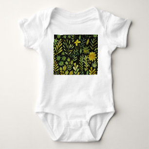 Body Élégance florale : Motif d'aquarelle Vintage