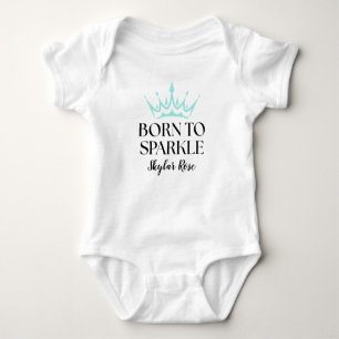 Body Élégant Baby & Co Fête de Naissance Bébé Noir Turq