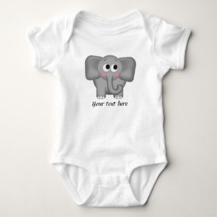 Body Éléphant adorable - Onsie infantile personnalisé