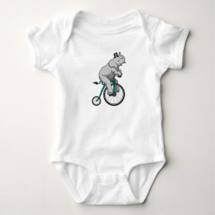 Body Éléphant au cirque avec bicyclette