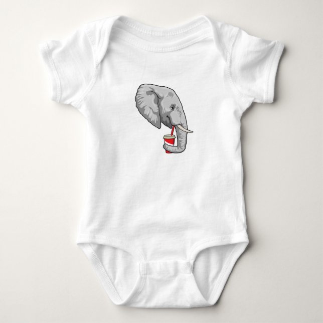 Body Eléphant avec boisson (Devant)