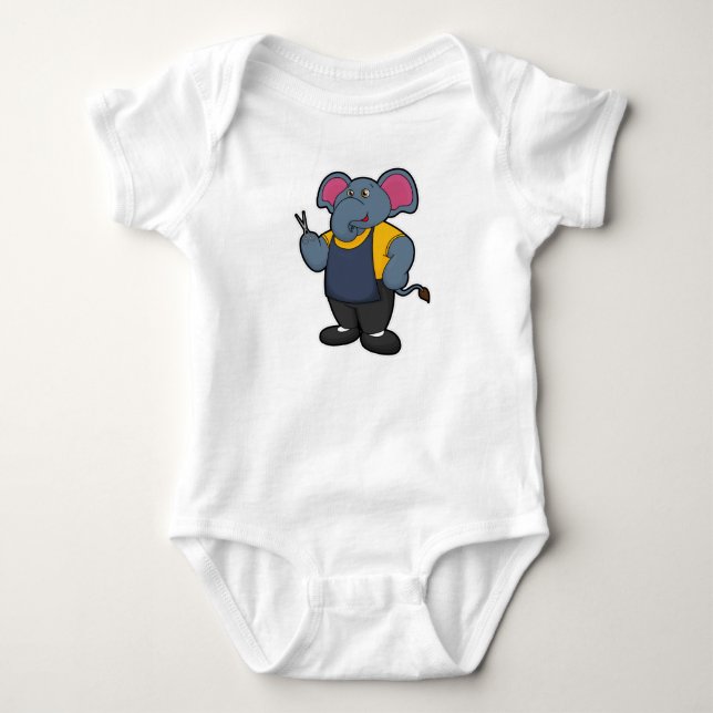 Body Elephant coiffeur avec ciseaux (Devant)