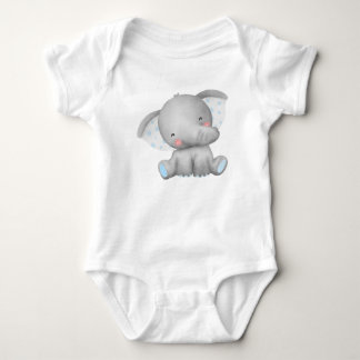 Body Éléphant de bébé aquarelle adorable
