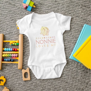 Body Éléphant de bébé mignon Nonnie m'aime