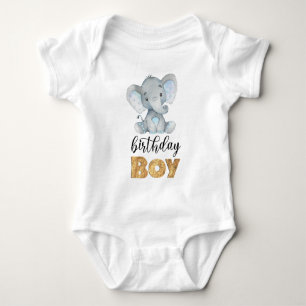 Body Elephant Wild Un 1er Anniversaire Bodysuit bébé