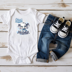 Body Éléphante Bleue Mignonne - Petit Cacahuète