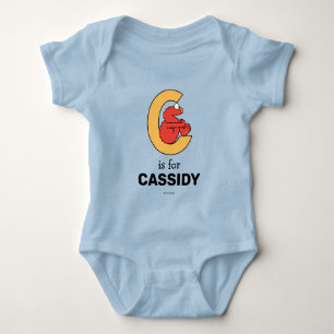 Body Elmo Alphabet   C Orange