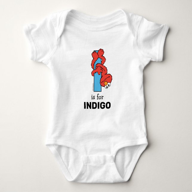Body Elmo Alphabet | I Bleu (Devant)