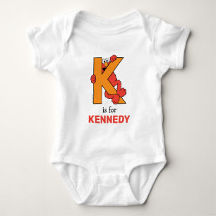 Body Elmo Alphabet   K Orange