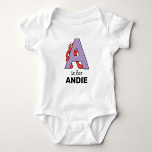 Body Elmo Alphabet   Un violet