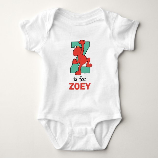 Body Elmo Alphabet | Z TURQUOISE (Devant)