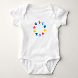 Body em Jersey para Bebês Mãos Baby Strampler