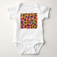 Empreinte de léopard, Motif animal coloré.