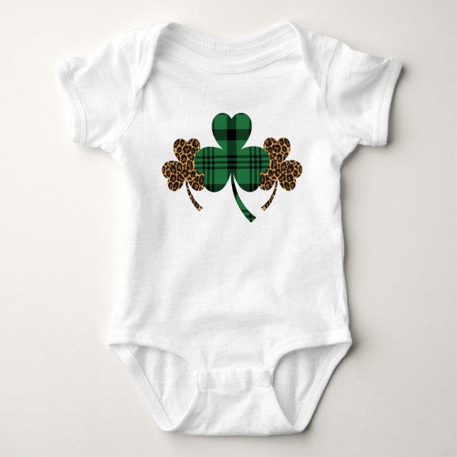 Body Empreinte de léopard Motif shamrock Green Buffalo (Devant)