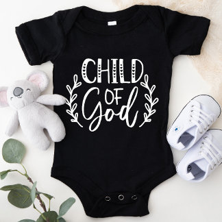 Body Enfant de Dieu Religieux Baby one-Piece Chemise en