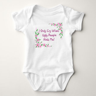Body Enfant en bas âge drôle Onsie/fleurs de T-shirt