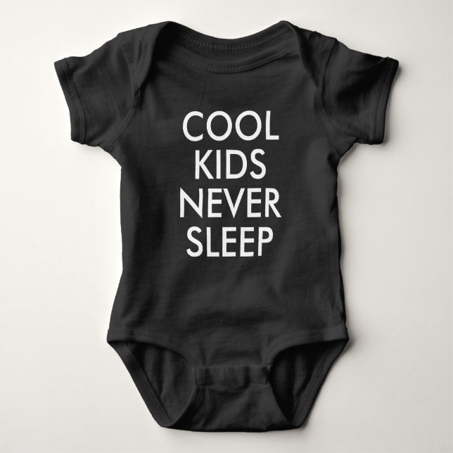 Body Enfants cool ne dorment jamais | Costume pour bébé (Devant)
