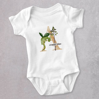 Body Enfants Dragon Nom Personnalisé Monogramme A Play