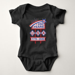 Body Enseigne de marquise rétro USA 250e anniversaire 1