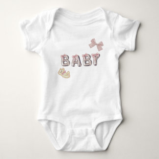 Body Ensemble de bodysuit bébé à nœud esthétique mignon