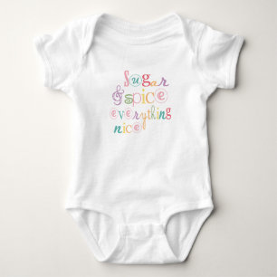 Body Épice de sucre Tout Bébé Fille Creeper Romper