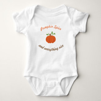 Body Épice Onsie de citrouille de bébé