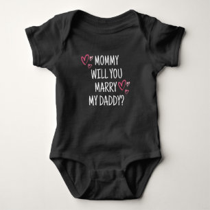 Body Épouses-Tu Mon Papa ? Bodysuit bébé