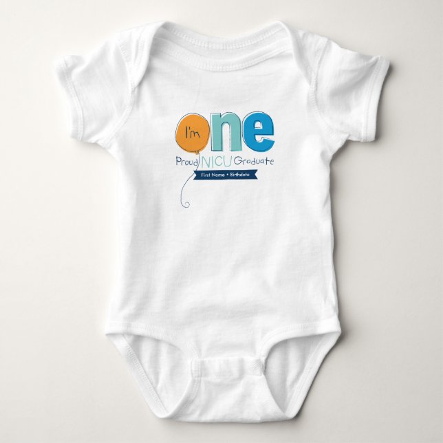 Body ęr Chemise licenciée de l'anniversaire NICU (Devant)
