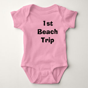 Body Ęr T-shirt de nourrisson de voyage de la plage du