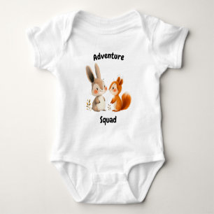 Body Escadron d'aventure lapin et écureuil - Amis migno