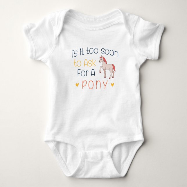 Body Est-Il Trop Tôt Pour Demander Un Poney ? (Devant)