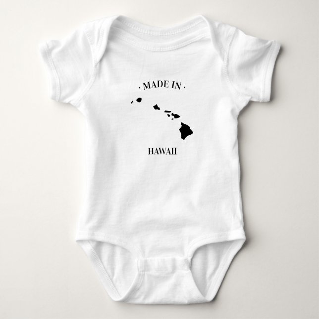 Body Fabriqué à Hawaii HI Baby Bodysuit (Devant)