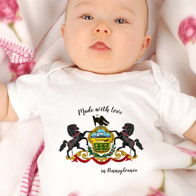 Body Fabriqué avec amour en Pennsylvanie / drapeau, Eta (Créateur téléchargé)
