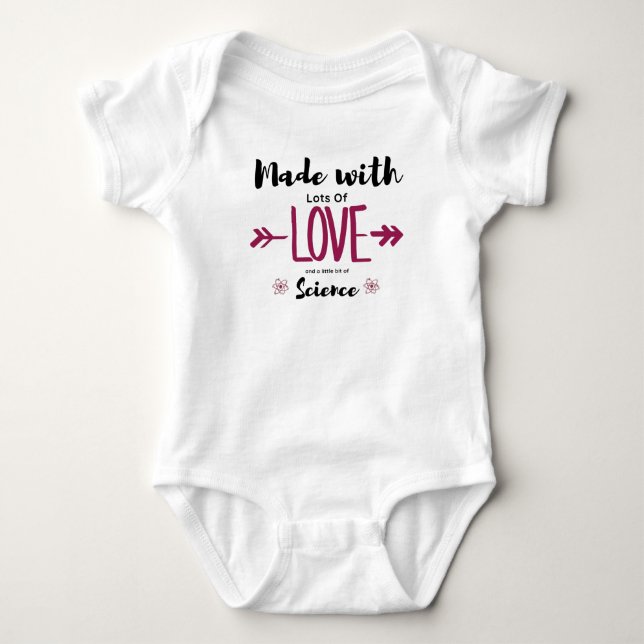 Body Fabriqué avec beaucoup d'amour et une petite scien (Devant)