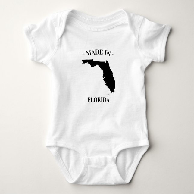 Body Fabriqué en Floride FL Baby Bodysuit (Devant)