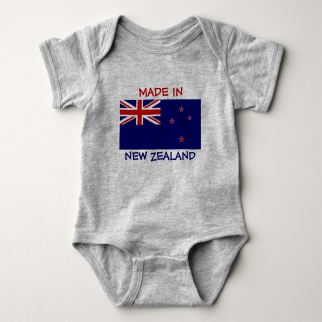 Body Fabriqué en Nouvelle-Zélande avec un drapeau néo-z (Devant)