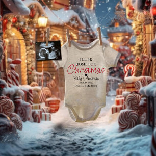 Body Faire-part de grossesse de Noël personnalisée