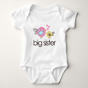 Body Faire-part fantaisie de T-shirt de grande soeur