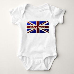 Body Fait dans le drapeau métallique de l'Angleterre