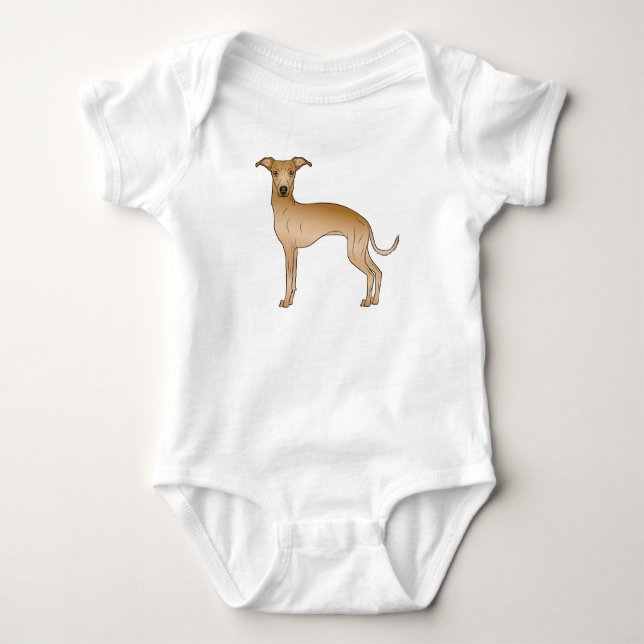 Body Faon italien Greyhound mignon dessin de chien de d (Devant)