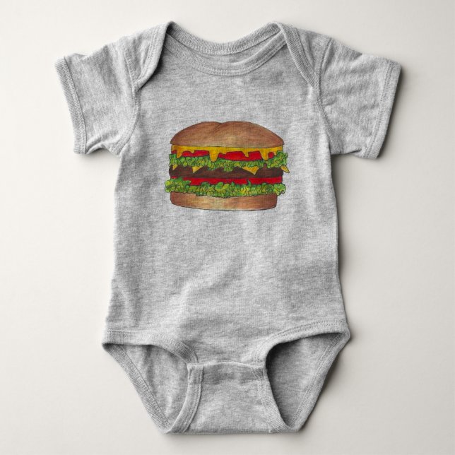 Body Fast Food Burger Hamburger Cheeseburger Foot (Devant)