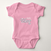 Faux losange sur le design rose 'baby Bling'