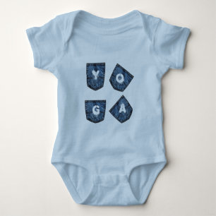 Body Faux paniers Denim - Vêtements pour bébé yoga