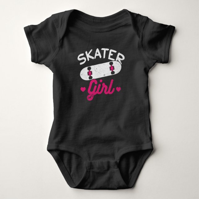Body Femme Skateboard Love Skater Girl (Devant)