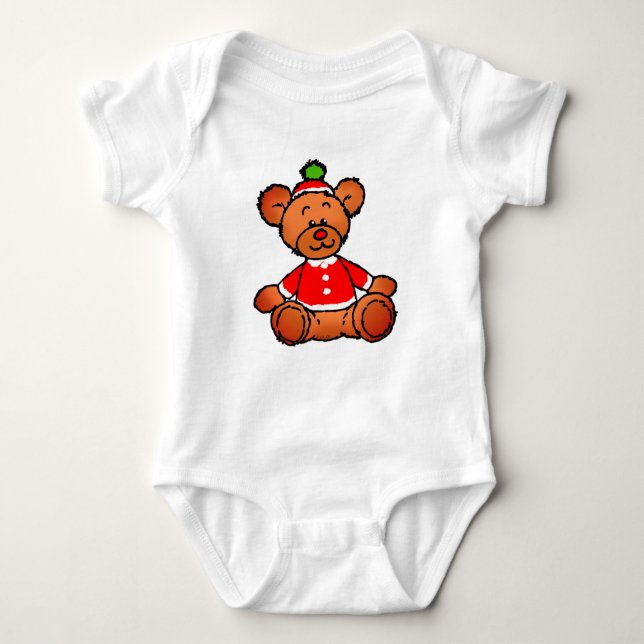 Body Festive Christmas Teddy Bear Design (Devant)